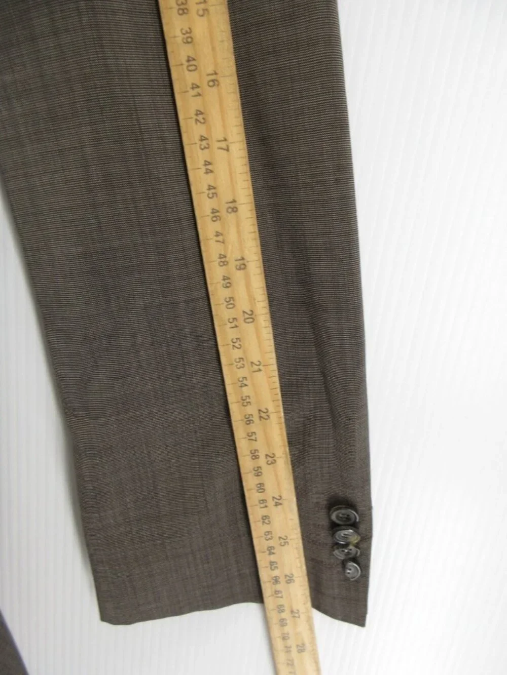 Hugo Boss Suit 46 L Virgin Wool Blend Stretch Luxury Classic 38X34 *